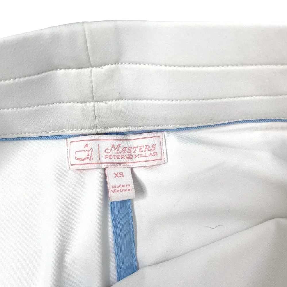 Peter Millar Alice Petal Hem Skorts Sz XS Masters logo golf pickle ball - Picture 3 of 7